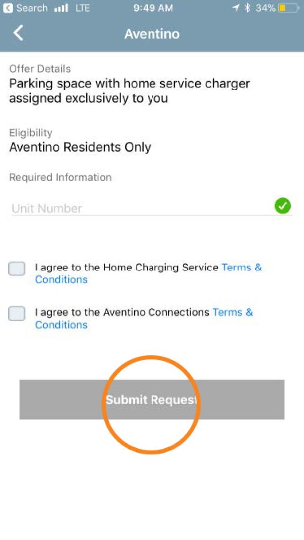 Enter requested driver information