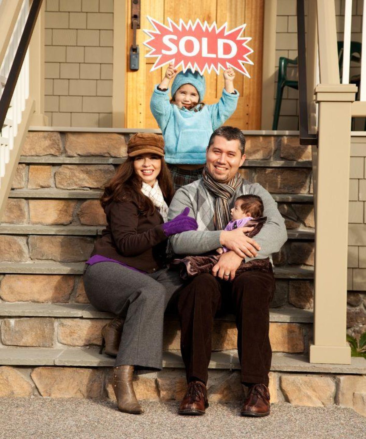 Family home stoop